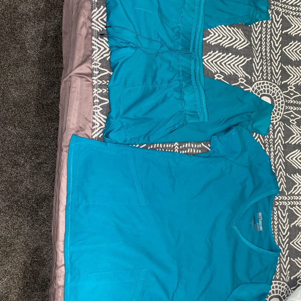 Greys Anatomy Scrub Set Teal